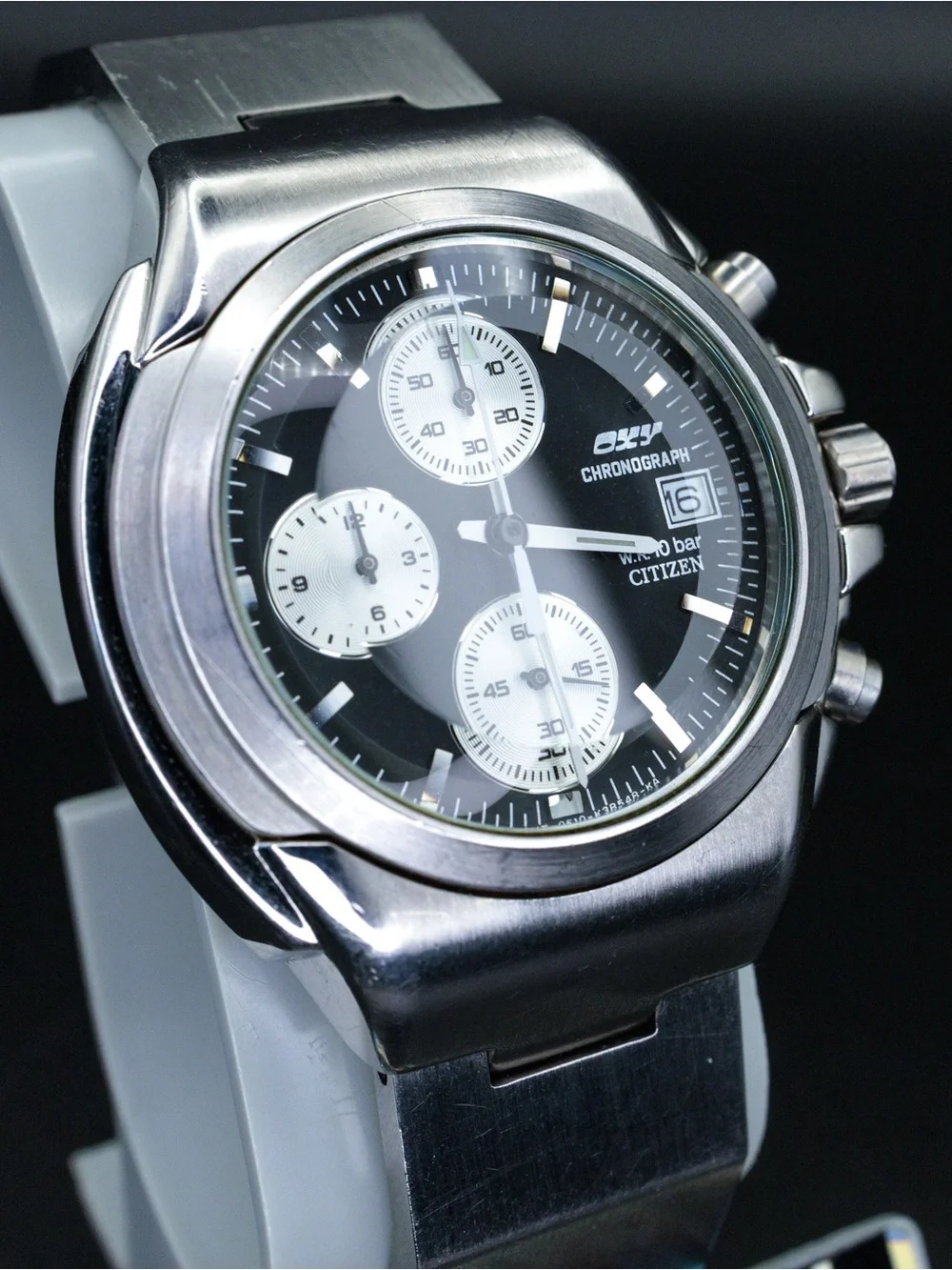 Citizen Rare Oxy 0510-K1251 Vintage 38mm JDM Import Chronograph